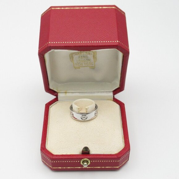 CARTIER Platinum Love Ring - Picture 10 of 10